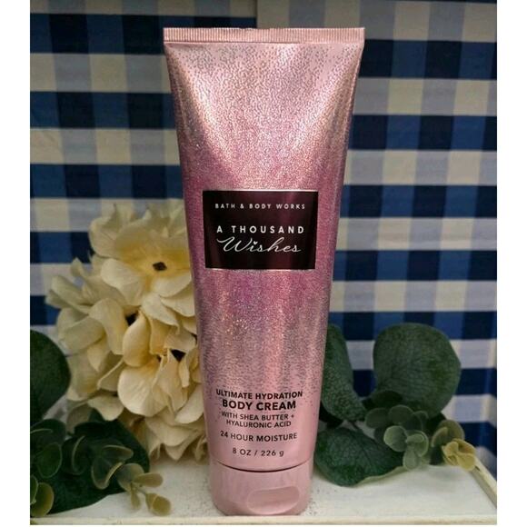 Bath and Body Works A THOUSAND WISHES Ultimate Hydration Body Cream 8 oz / 226 g - Picture 1 of 2